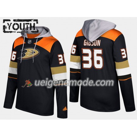 Kinder Anaheim Ducks John Gibson 36 N001 Pullover Hooded Sweatshirt